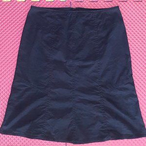 "NY & C" STRETCH light weight A line skirt, back slit